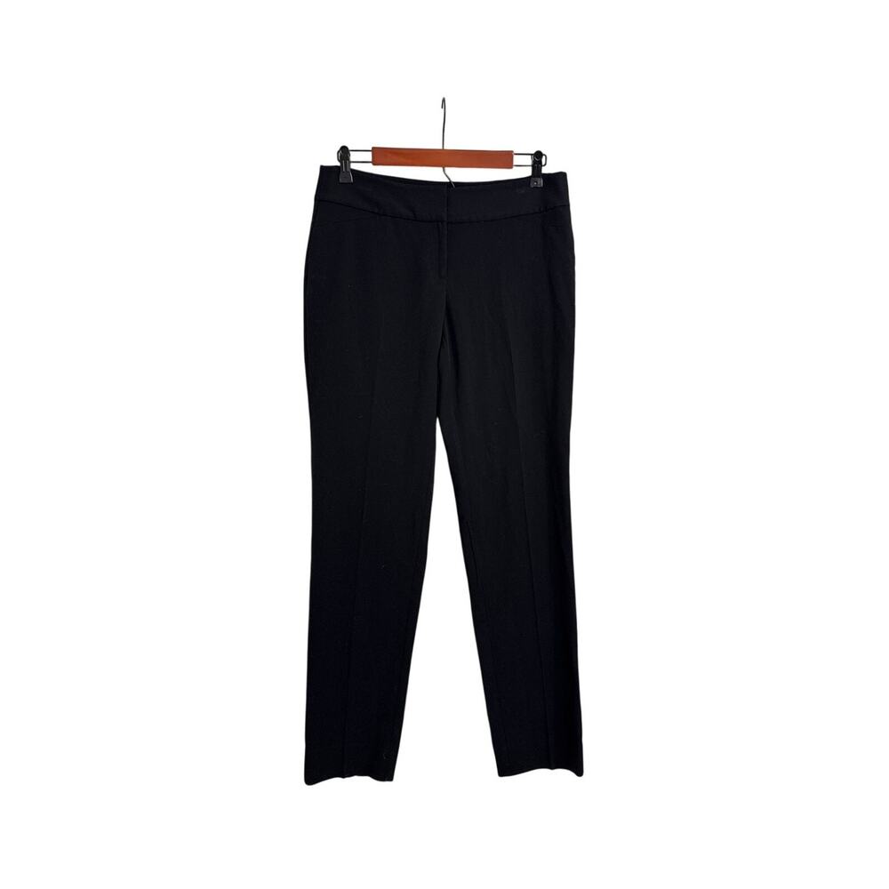 White House Black Market Slim Leg Basics Black Capsule Dress Pants Size 6